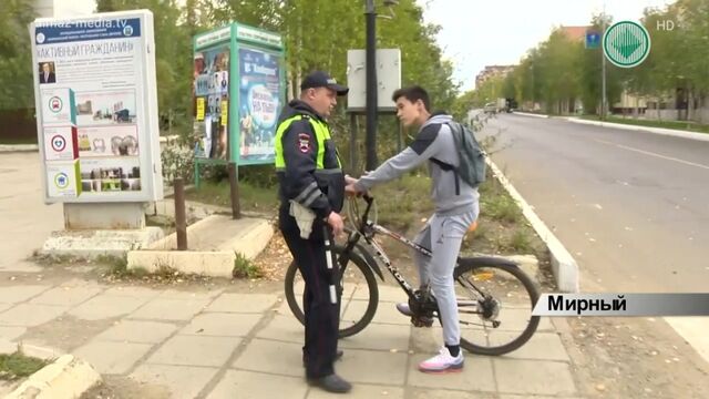 Сотрудники ГИБДД проводят в Мирном профилактические рейды - sex-onlayn.com